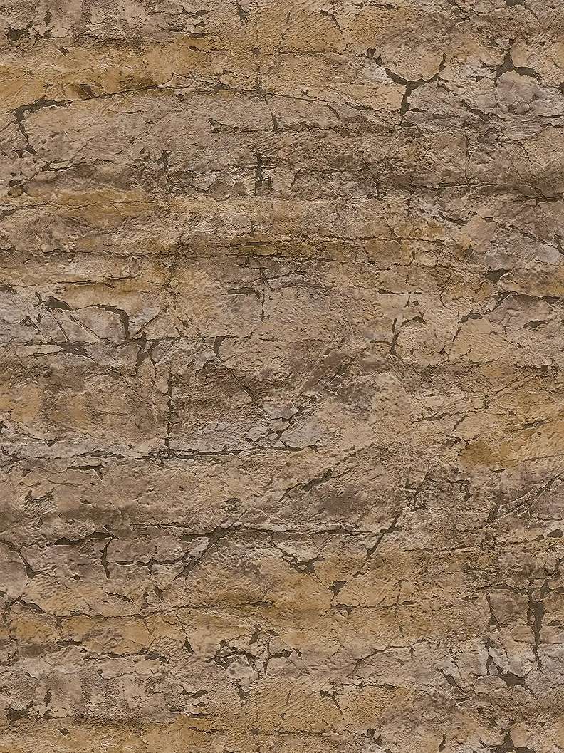 Modern repedezett fal mintás design tapéta enyhén fényes barna színvilágban