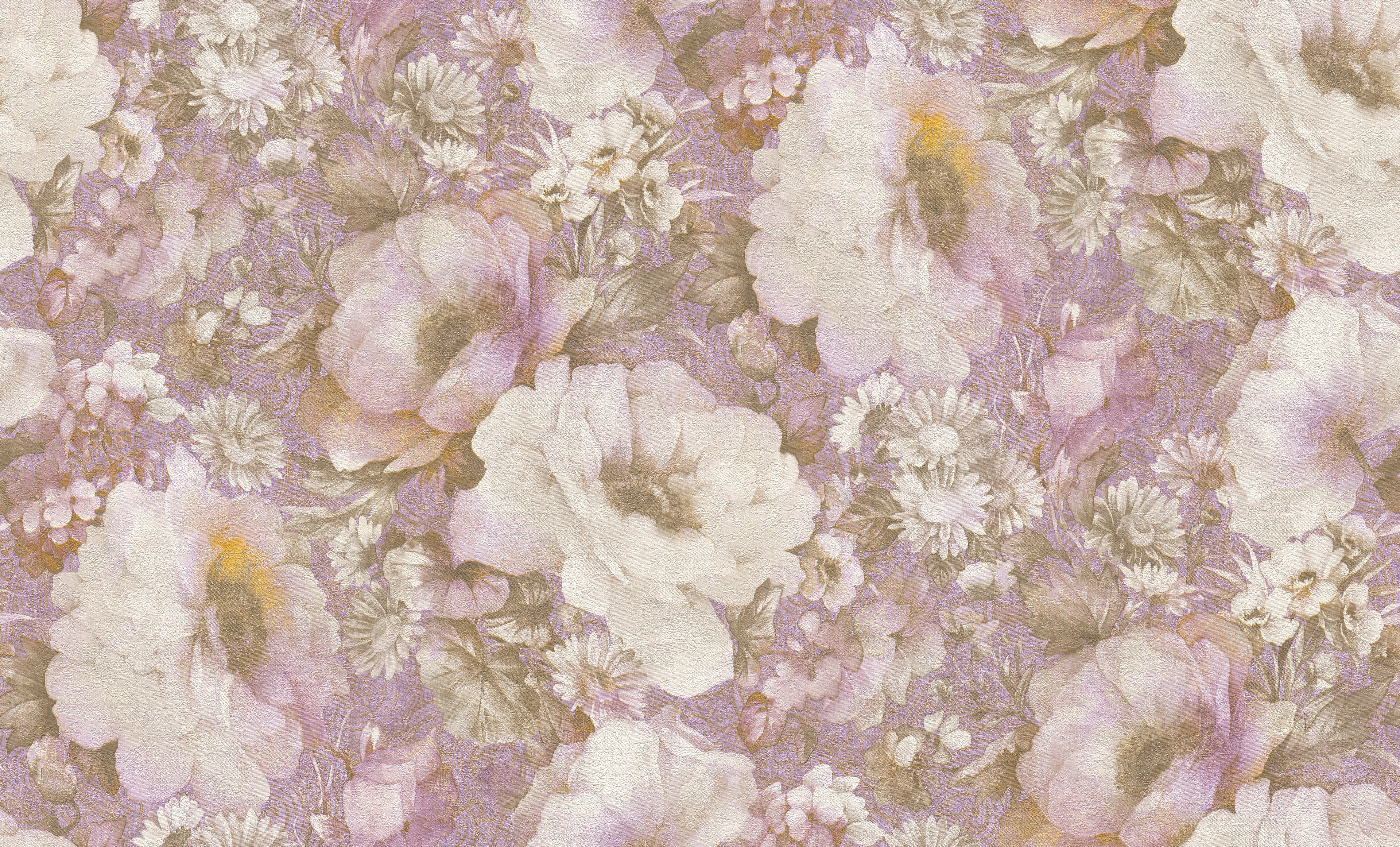 Modern színes virág mintás tapéta