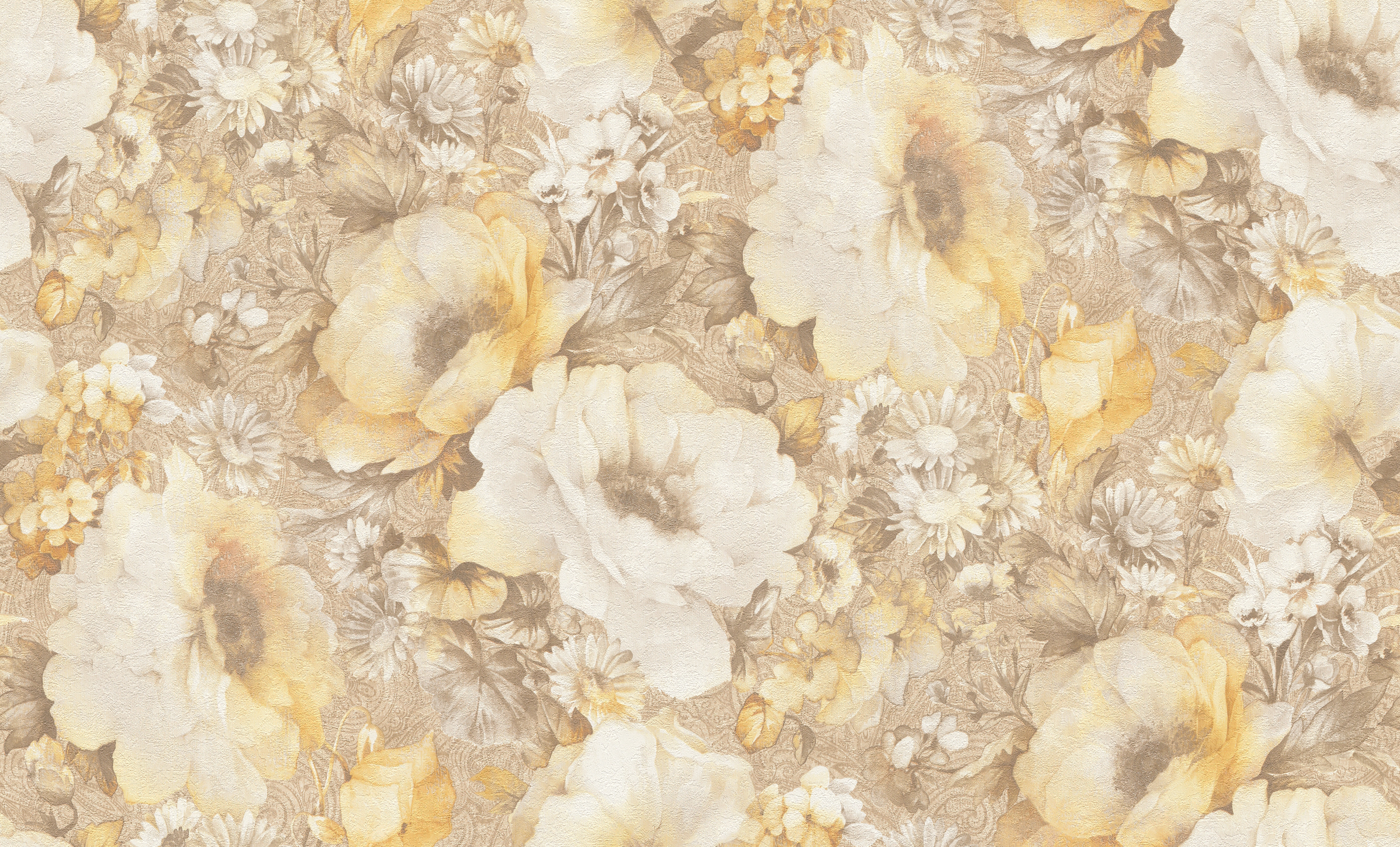 Modern színes virág mintás tapéta