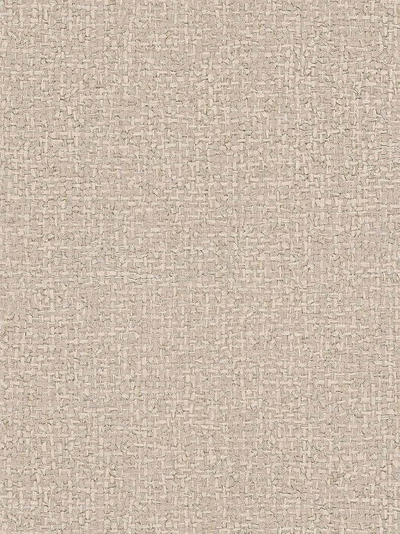 Modern szőtt gyékény mintás design tapéta enyhén fényes beige színvilágban