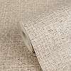 Modern szőtt gyékény mintás design tapéta enyhén fényes beige színvilágban