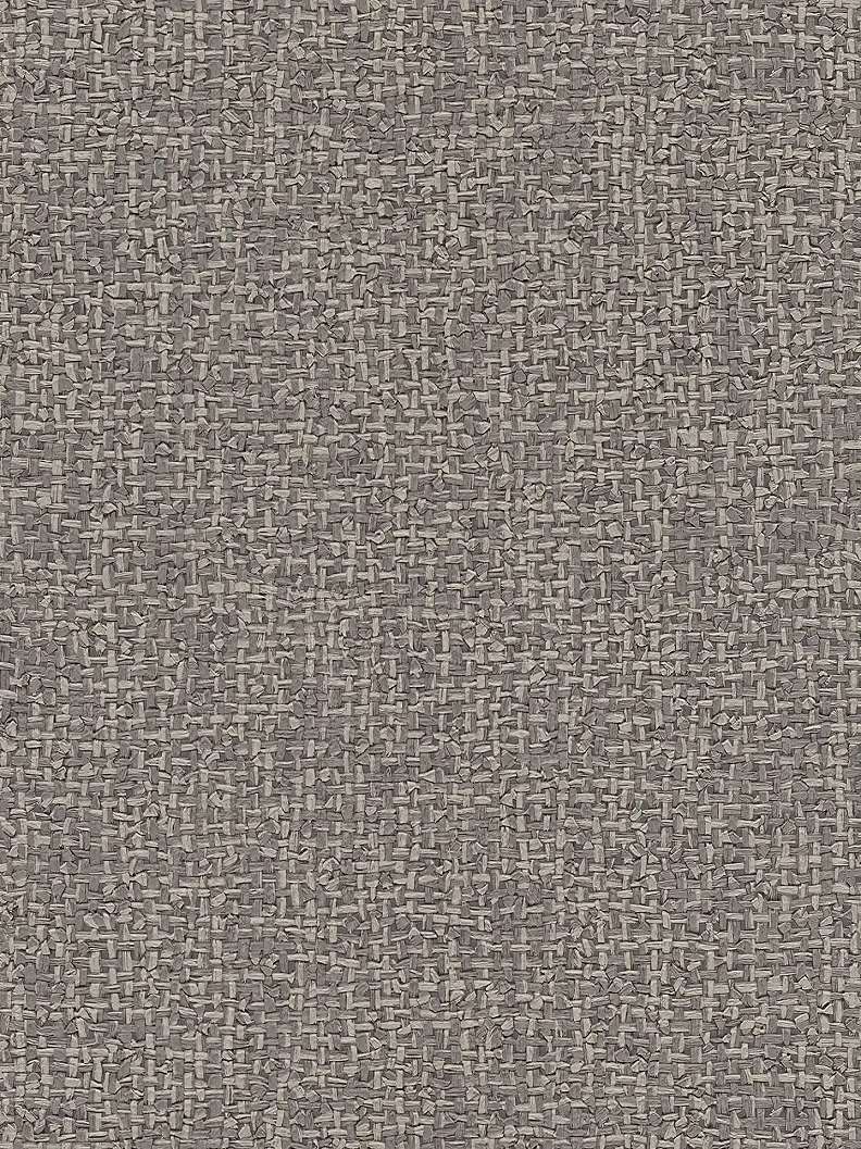Modern szőtt gyékény mintás design tapéta enyhén fényes szürke színvilágban