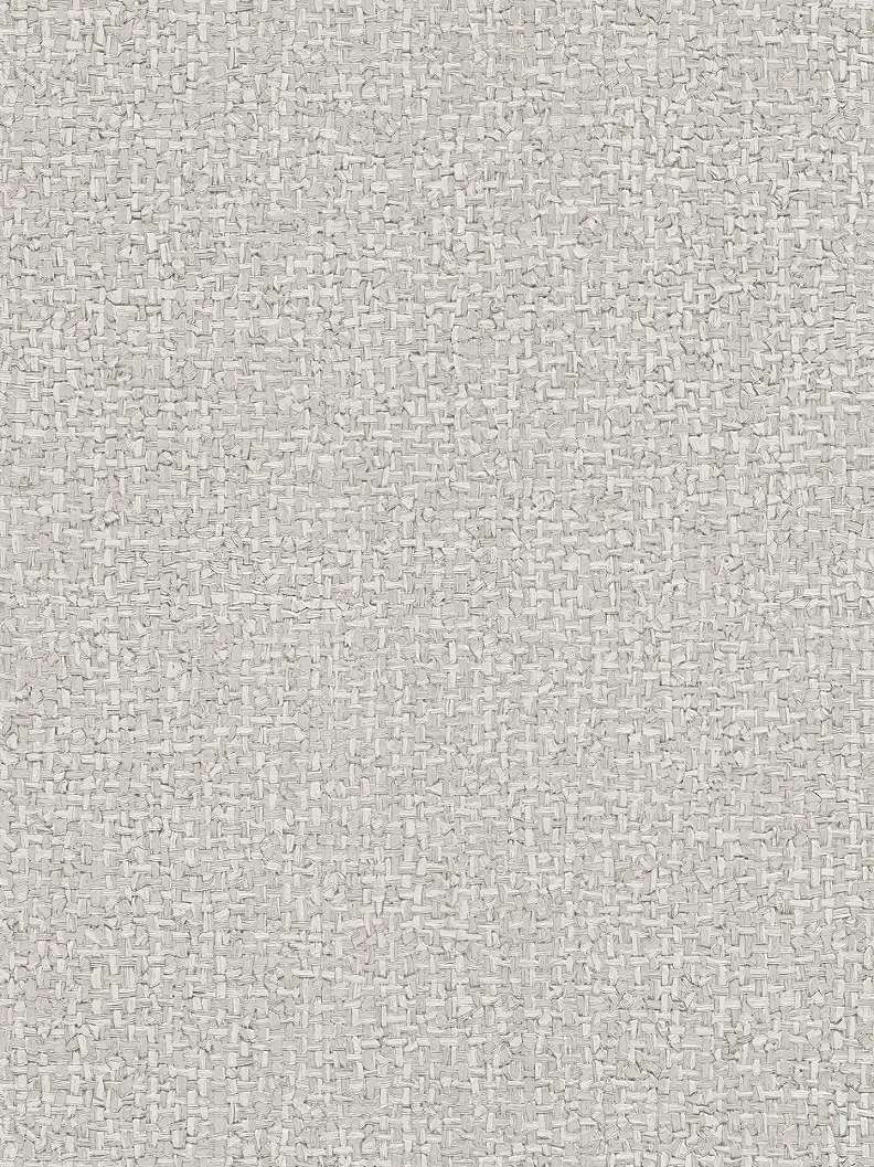 Modern szőtt gyékény mintás design tapéta enyhén fényes világosszürke színvilágban