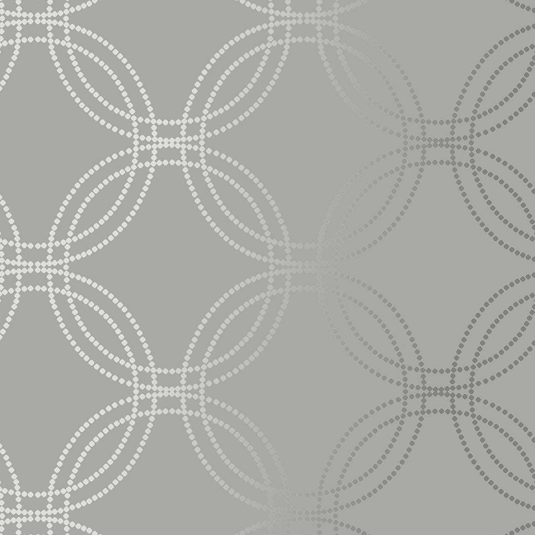 Modern tapéta szürke elegáns geometriai mintával
