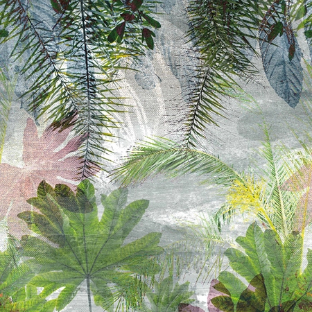 Modern trópusi dzsungel mintás vlies fali poszter