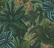 Modern trópusi leveles mintás vinyl design tapéta