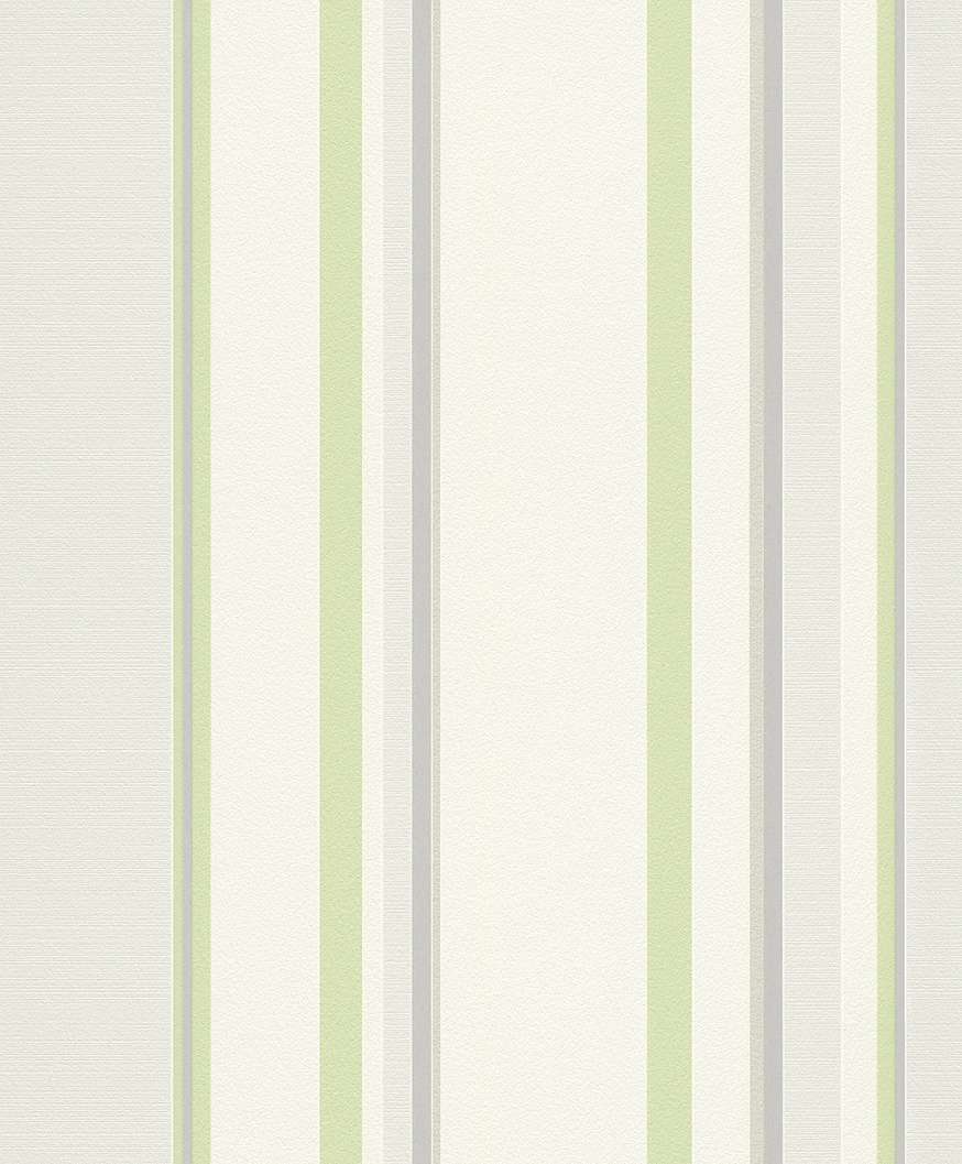Modern zöld fehér szürke csíkos tapéta