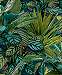 Modern zöld trópusi botanikus pálmalevél mintás design tapéta