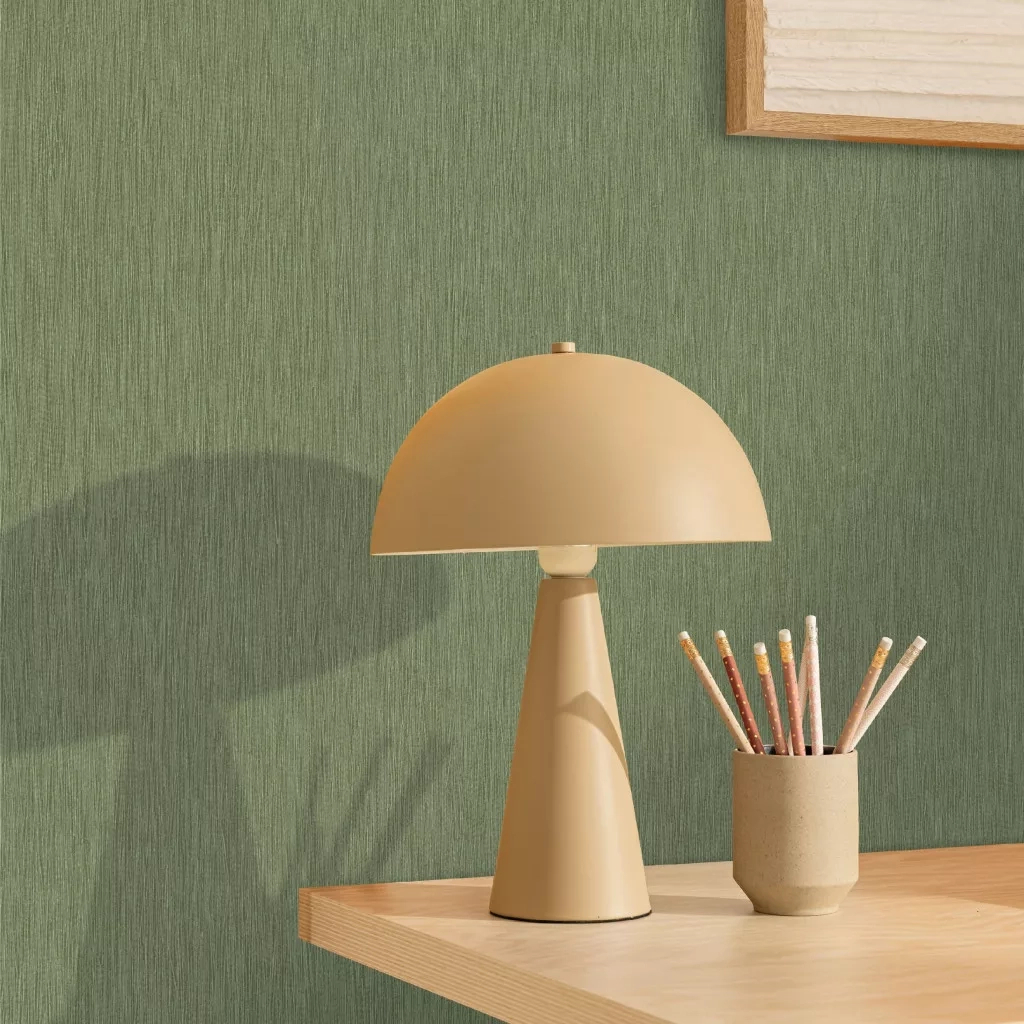 Mohazöld dekor vinyl tapéta