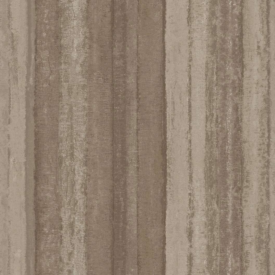Mosható dekor tapéta barnásszürke csíkos mintával