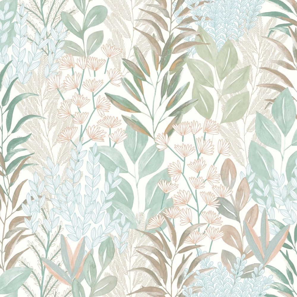 Mosható dekor tapéta fehér és fényes óarany színű sokszínű mező mintával