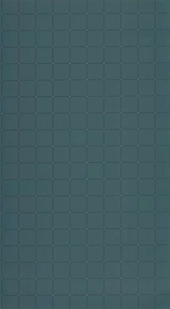 Mosható dekor tapéta geometrikus négyzetháló mintával metálos arany és zöld színben