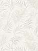 Mosható dekor tapéta pálmalevél mintával fényes és matt fehér színben