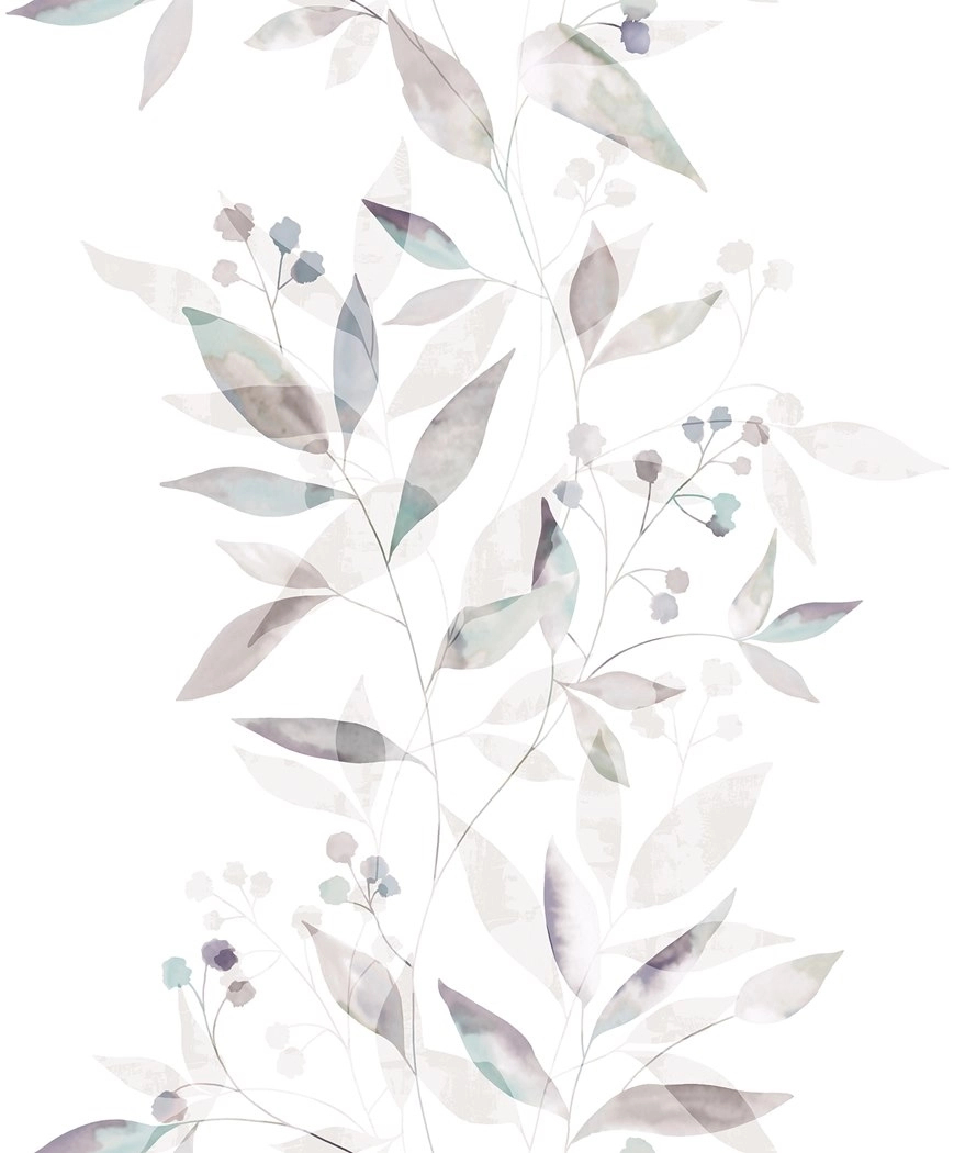 Mosható dekor tapéta szürke enyhe türkiz színekkel