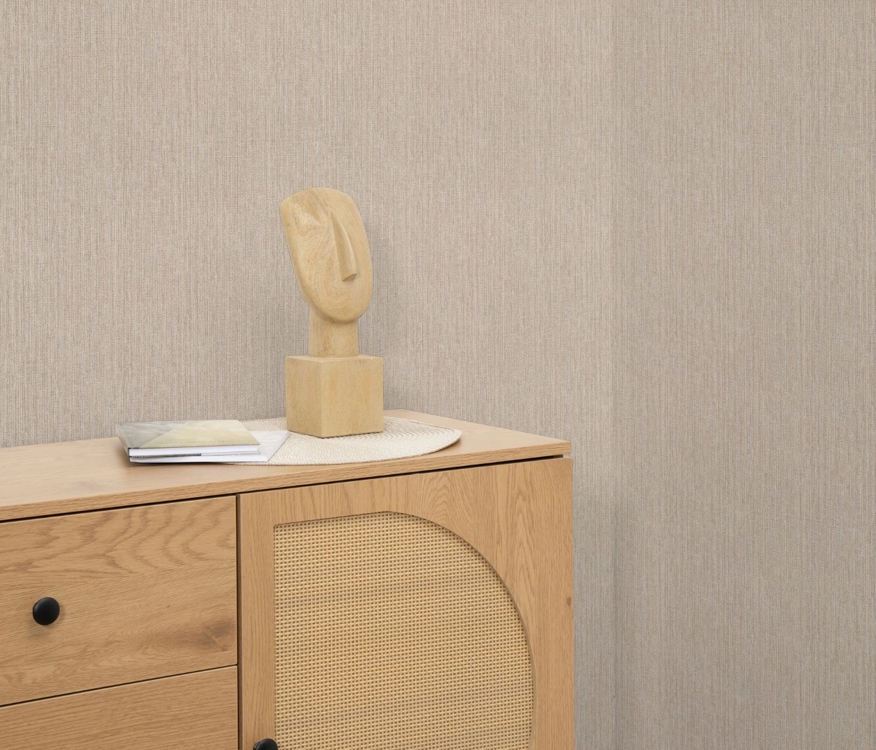 Mosható dekor tapéta textil mintával