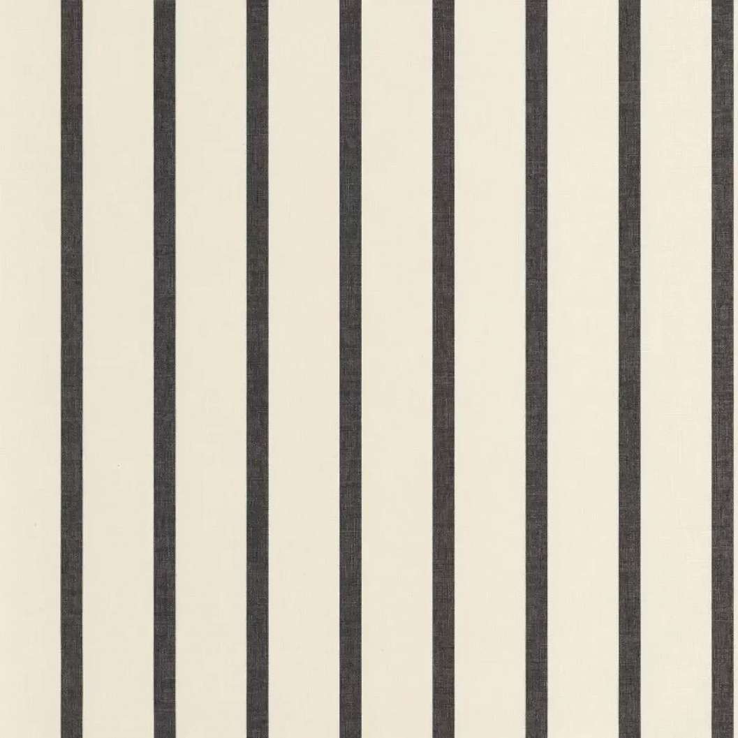 Mosható design tapéta keskeny csíkos mintával fekete színben