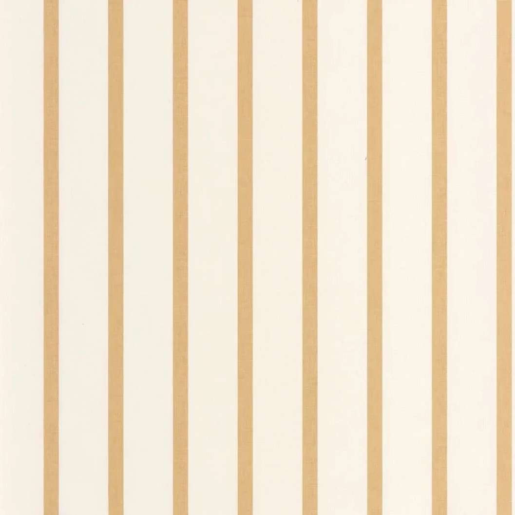 Mosható design tapéta keskeny csíkos mintával mogyoró és krém színben