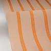 Mosható design tapéta keskeny csíkos mintával narancssárga színben