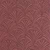 Mosható design tapéta legyező mintával bordó színben