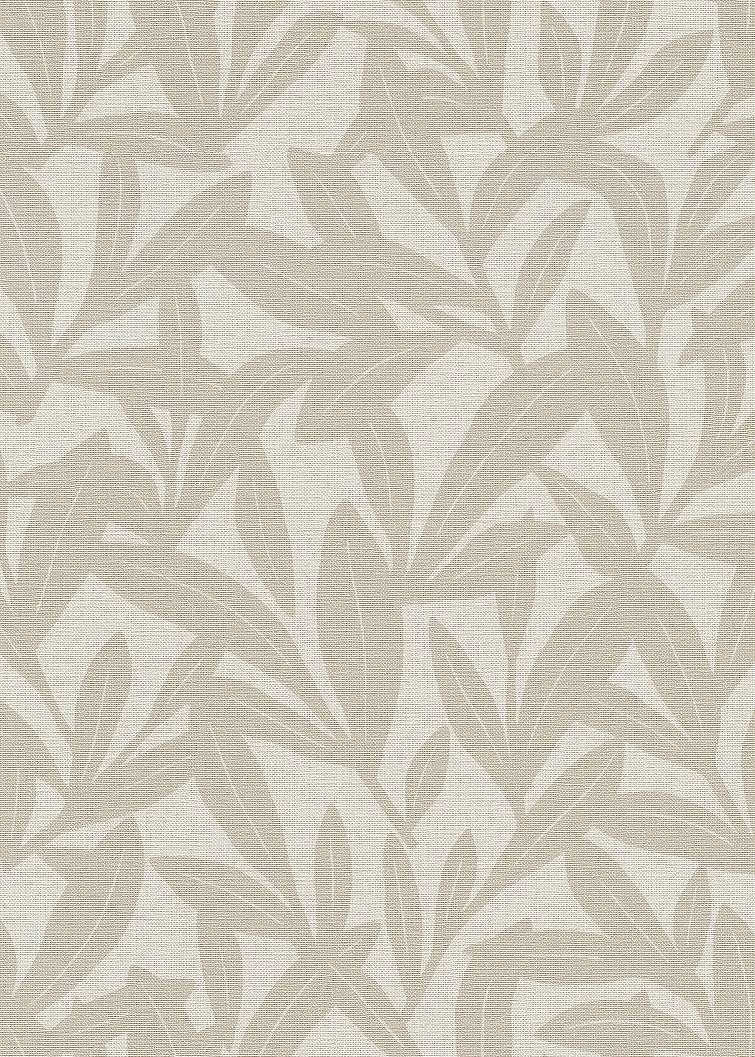 Mosható design tapéta levél mintával tope színben