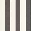 Mosható design tapéta széles csíkos mintás grafitszürke és krém színben