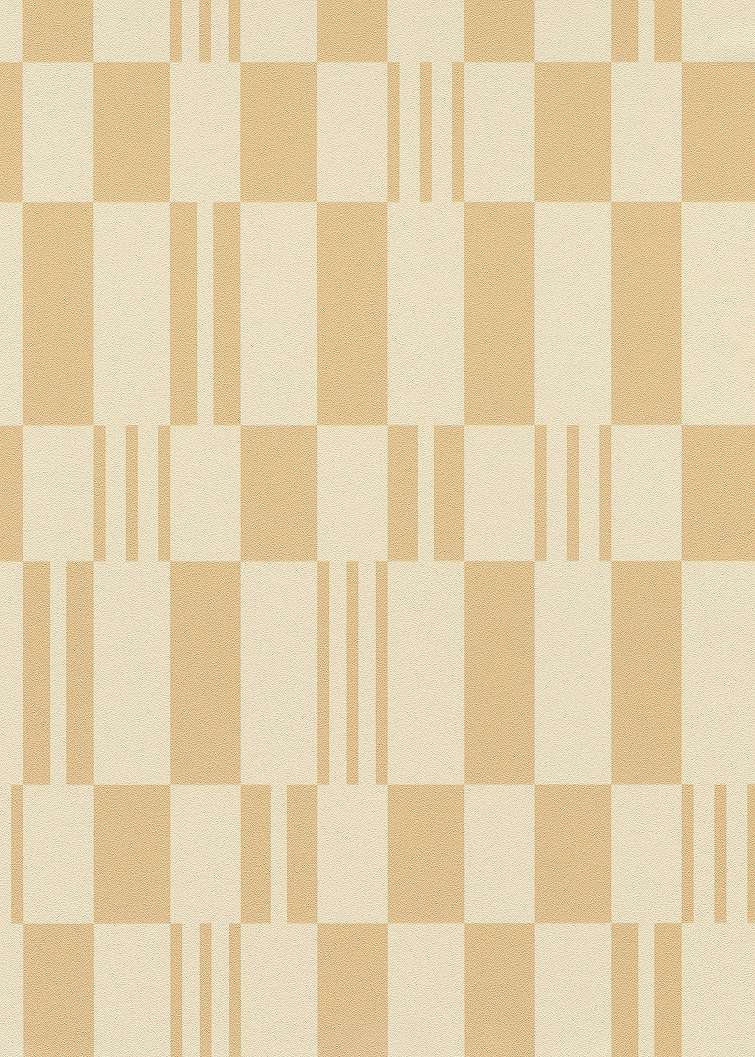 Mosható design tapéta téglalap mintával beige színben