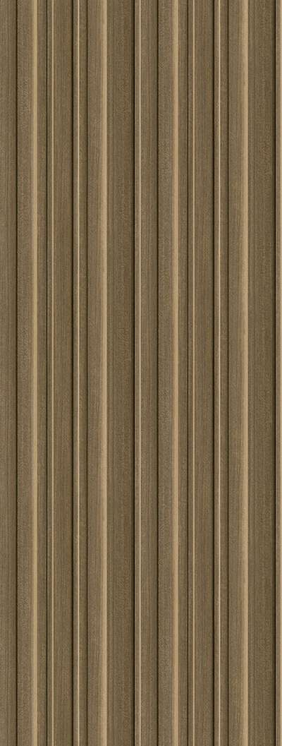 Mosható vinyl fotótapéta barna színű 3D hatású csíkos mintával