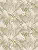 Mosható vinyl fotótapéta bézs színben pálma levél mintával