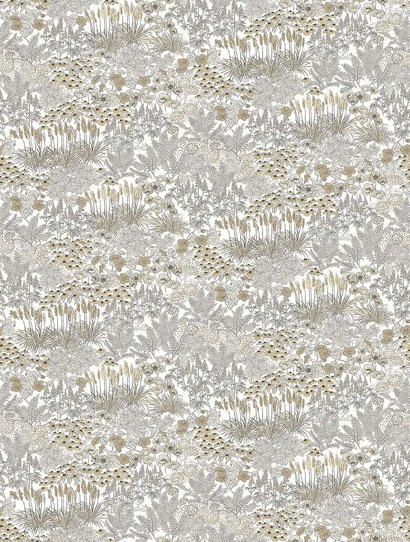 Mosható vinyl fotótapéta fehér virágos mező mintával