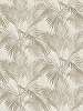 Mosható vinyl fotótapéta krém színben pálma levél mintával