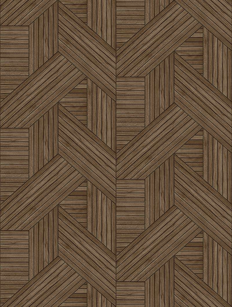 Mosható vinyl fotótapéta sötét barna színű faparketta mintával