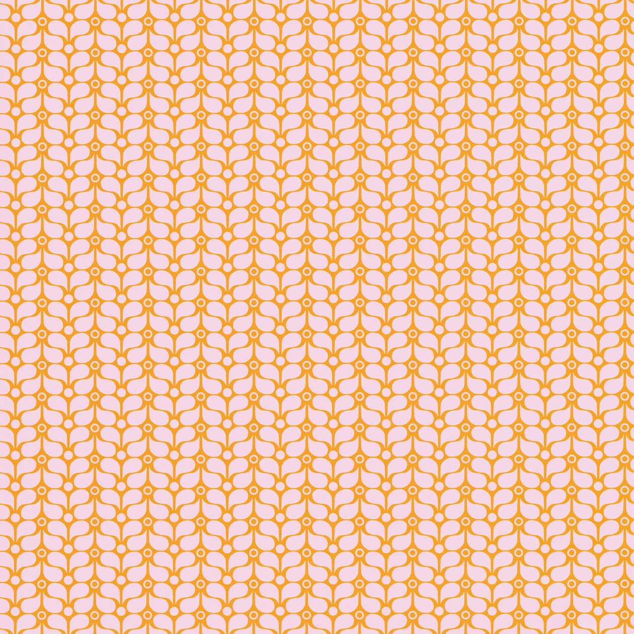 Narancssárga levél mintás tapéta
