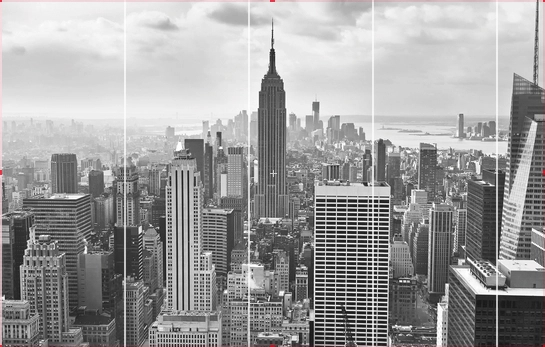 New York látképe vlies fali poszter egyedi méretben 440x280cm