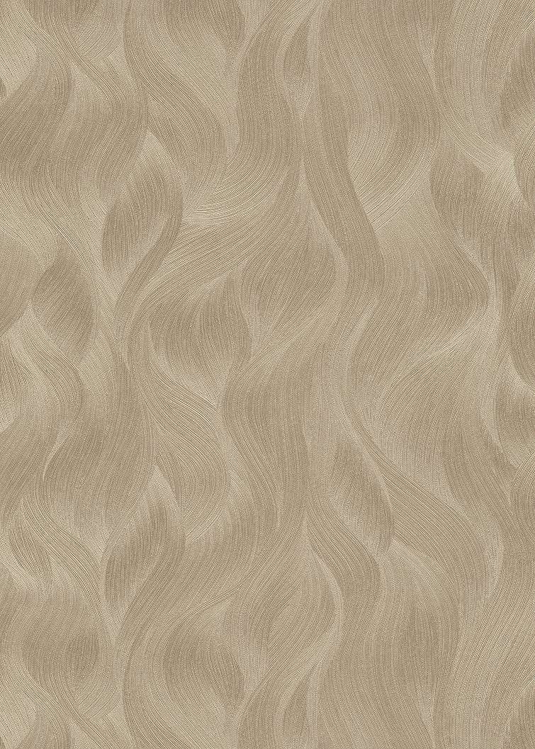Óarany dekor tapéta hullám mintával struktúrált felülettel