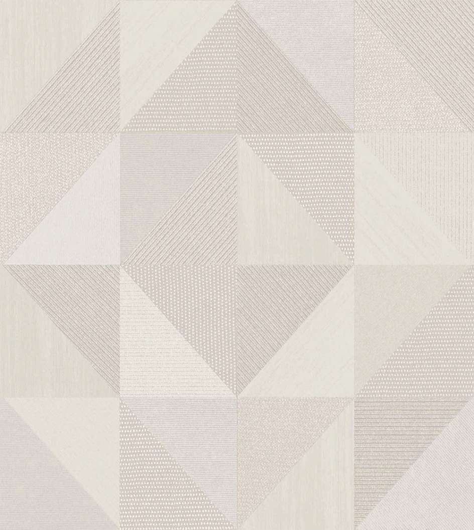 Olasz design tapéta absztrakt mintával szürkésfehér színben