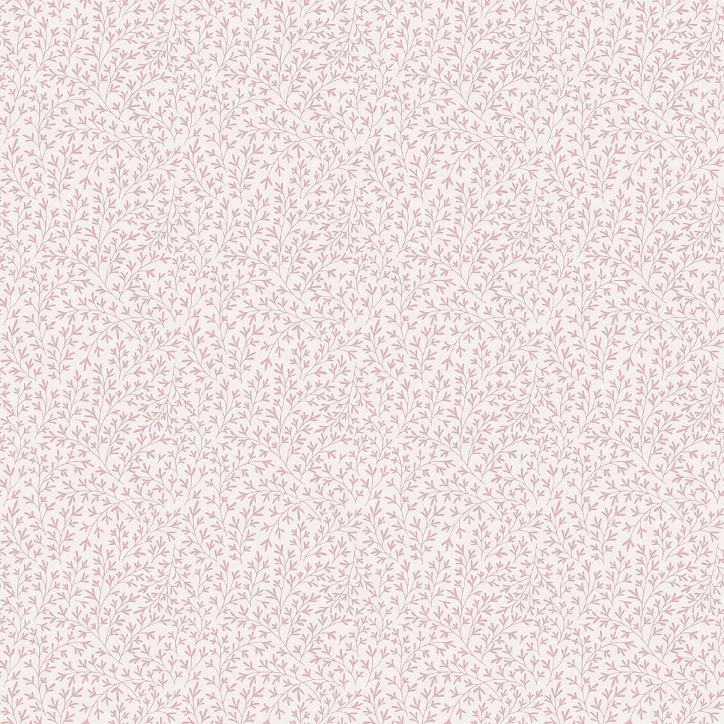 Olasz design tapéta apró rózsaszín levél mintával