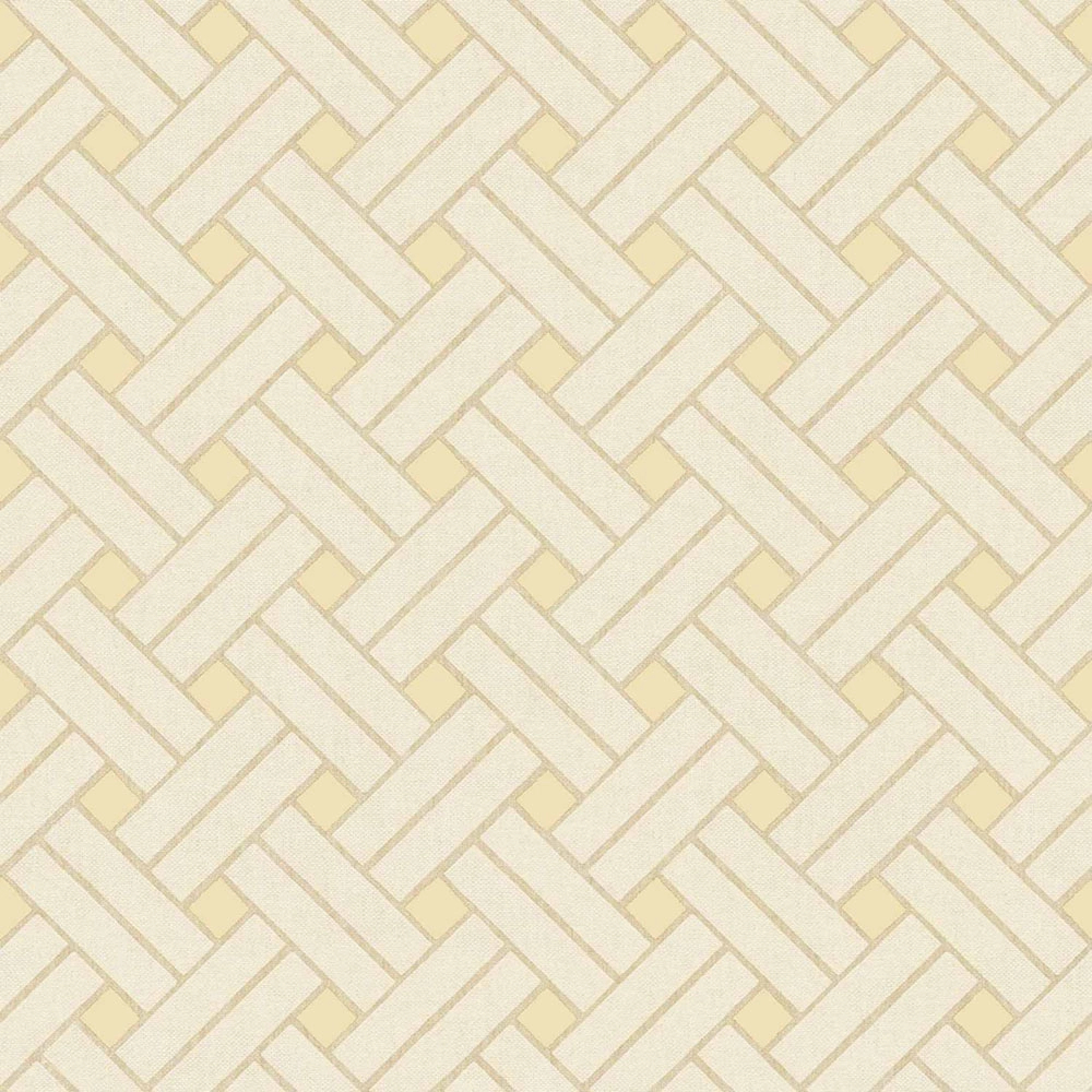 Olasz design tapéta fonott hatásu mintával krém és beige színben