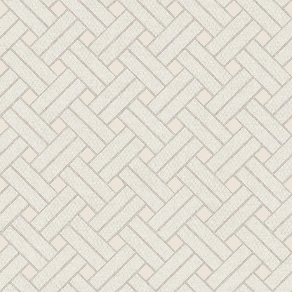 Olasz design tapéta fonott hatásu mintával melegszürke színben