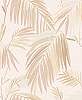 Olasz design tapéta pálmalevél mintával rózsaszín színben
