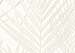 Olasz elegáns design tapéta struktúrált krém beige pálma levél mintával