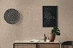 Olasz halvány barna textil struktúrált design tapéta