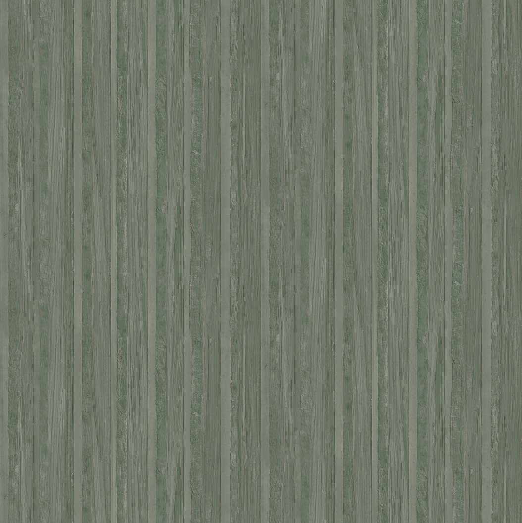 Olasz mosható designe tapéta fahatású függőleges csíkos mintával zöld színben