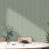 Olasz mosható designe tapéta fahatású függőleges csíkos mintával zöld színben