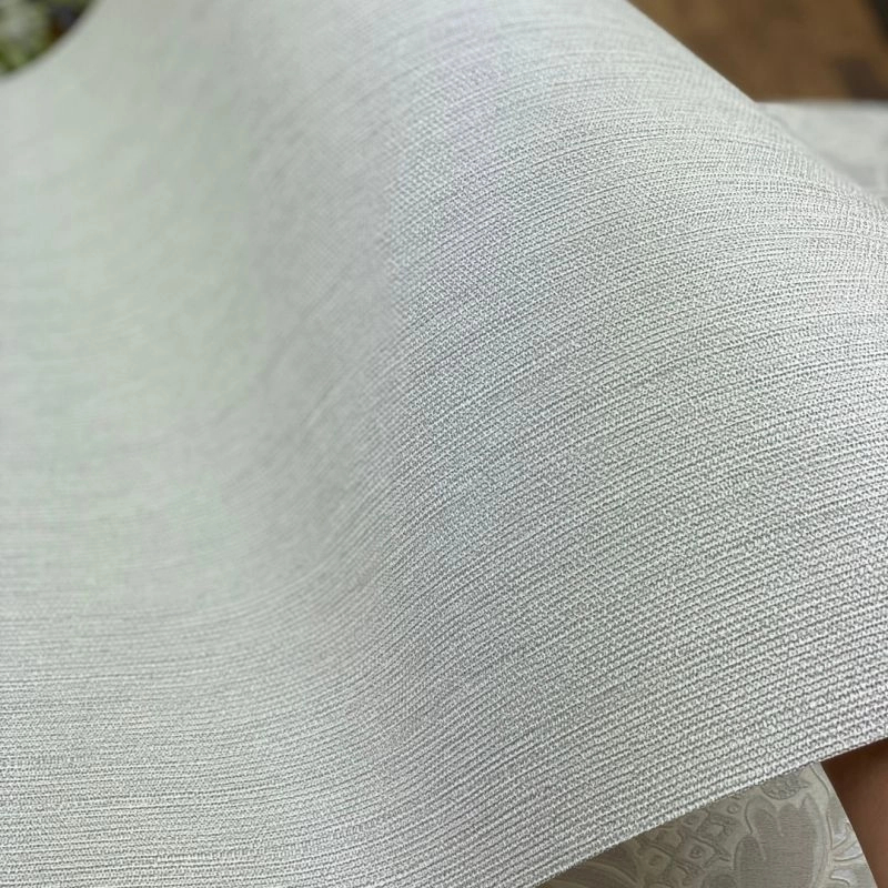 Olasz textilhatású vinyl design tapéta krémfehér színben