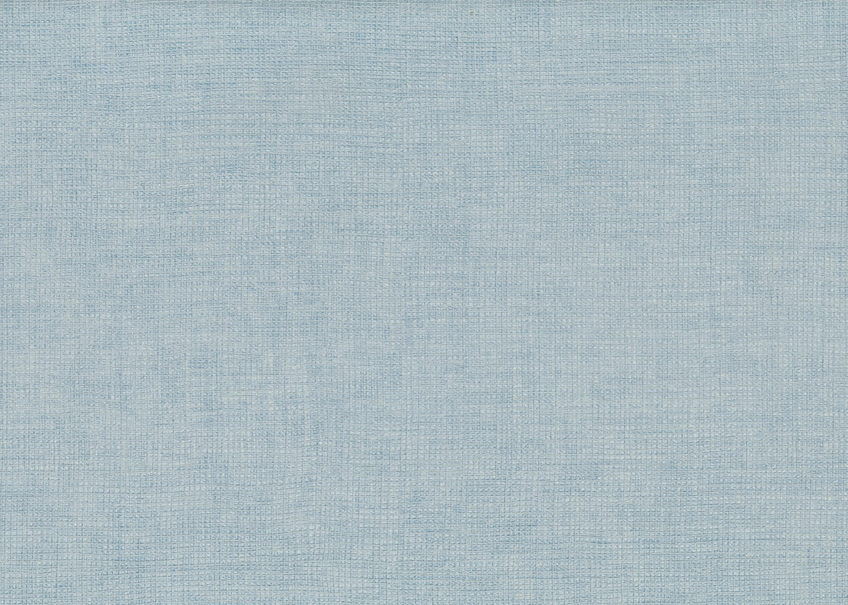 Olasz vinyl design tapéta textilhatású mintával enyhén fényes égkék színben struktúrált felüleltű