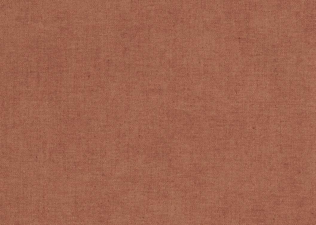 Olasz vinyl design tapéta textilhatású mintával enyhén fényes vörösterrakotta színben