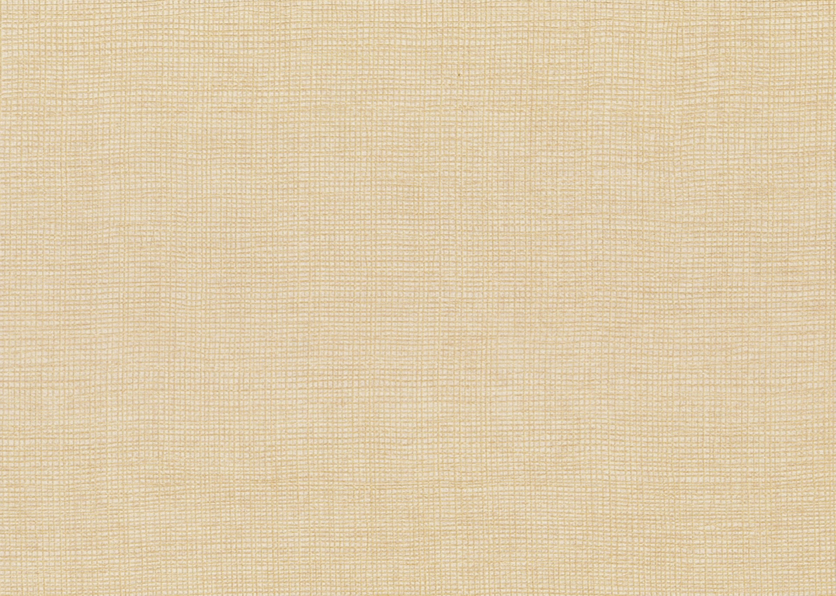 Olasz vinyl design tapéta textilhatású mintával metálos arany és krém színben struktúrált felüleltű