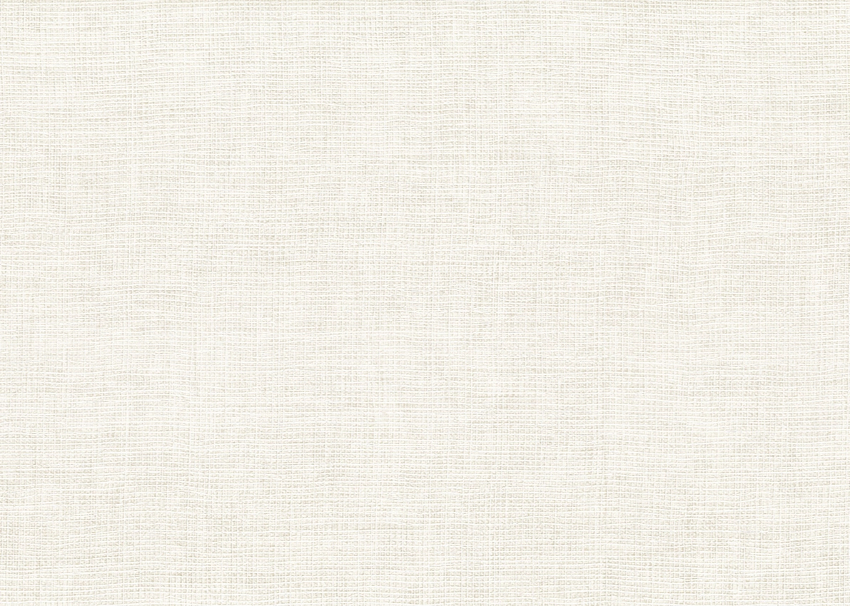 Olasz vinyl design tapéta textilhatású mintával selyemfényű fehér színben struktúrált felüleltű