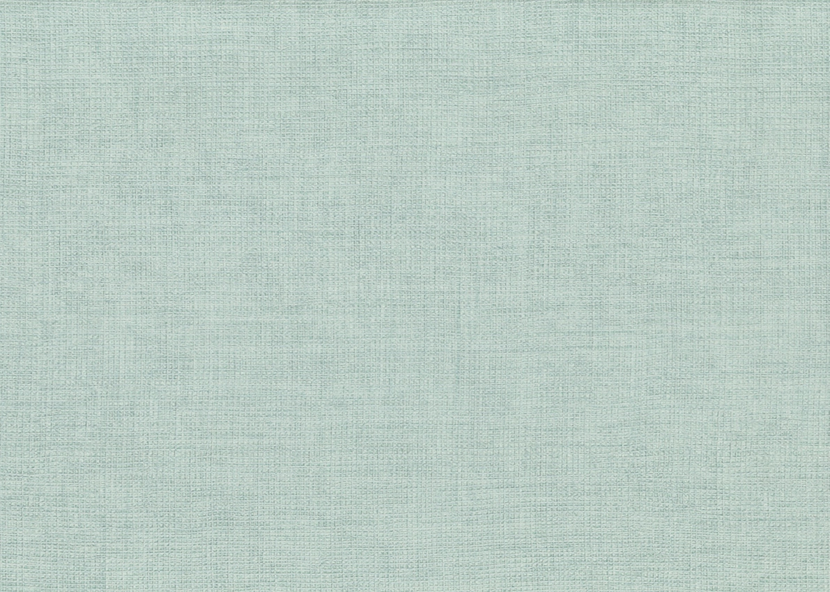 Olasz vinyl design tapéta textilhatású mintával vízkék színben struktúrált felüleltű