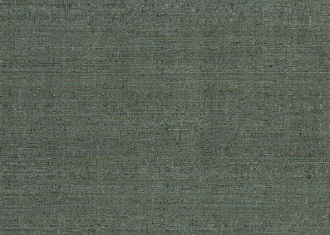 Olasz vinyl tapéta selyemszőtt hatású zöld textil mintával 100cm széles tekercs